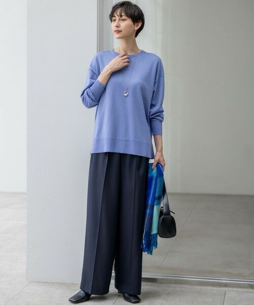 L size ONWARD(大きいサイズ) / エルサイズオンワード ニット・セーター | 【洗える】オータムシャイニー リラクシー ニット | 詳細10