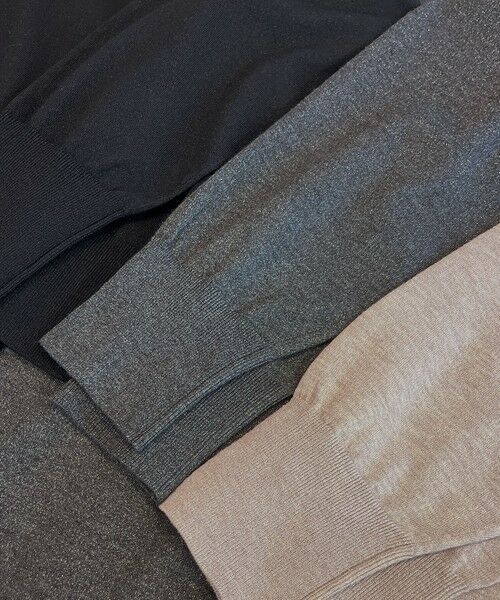 L size ONWARD(大きいサイズ) / エルサイズオンワード ニット・セーター | 【洗える】オータムシャイニー ニット ブルゾン | 詳細9