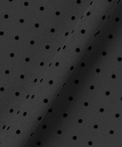 L size ONWARD(大きいサイズ) / エルサイズオンワード ロング・マキシ丈ワンピース | 【洗える】ドットフロッキープリント ワンピース | 詳細12