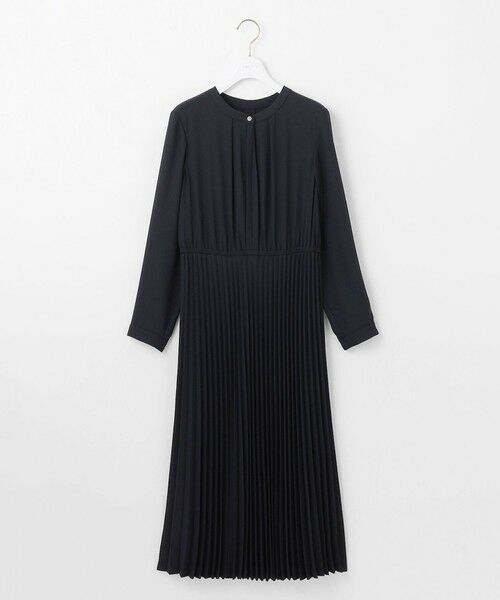 L size ONWARD(大きいサイズ) / エルサイズオンワード ロング・マキシ丈ワンピース | 【洗える】ノーブルプリーツ ワンピース | 詳細13