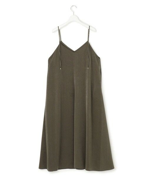 L size ONWARD(大きいサイズ) / エルサイズオンワード ロング・マキシ丈ワンピース | 【見上愛さん着用/洗える】スエーディーサテン キャミソール ワンピース | 詳細20