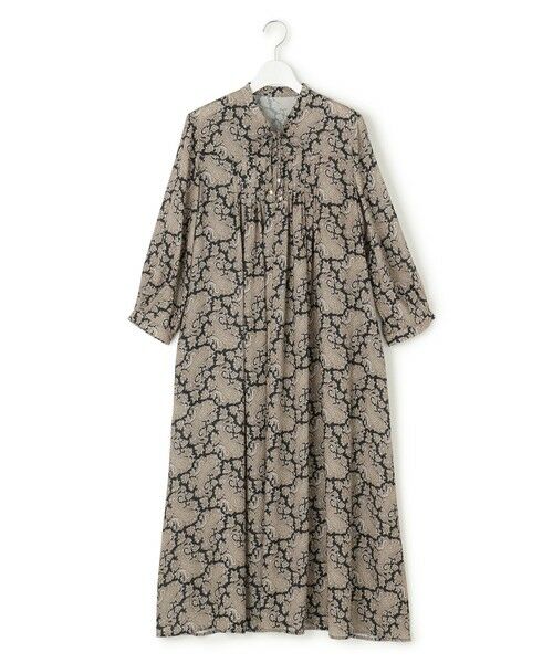 L size ONWARD(大きいサイズ) / エルサイズオンワード ロング・マキシ丈ワンピース | 【洗える】Ratti ヴィンテージペイズリープリント ワンピース | 詳細6