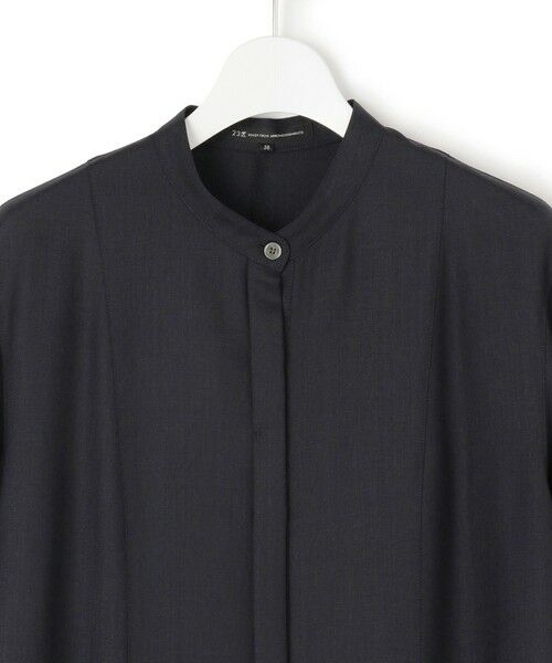 L size ONWARD(大きいサイズ) / エルサイズオンワード ミニ丈・ひざ丈ワンピース | 【洗える】TWビエラ シャツワンピース | 詳細8