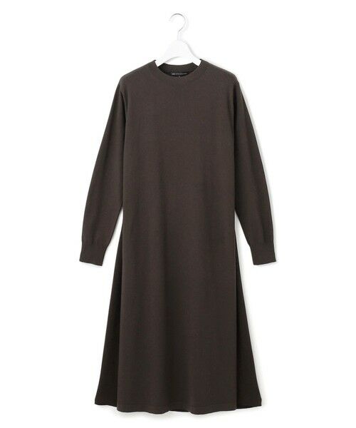 L size ONWARD(大きいサイズ) / エルサイズオンワード ミニ丈・ひざ丈ワンピース | 【洗える/吊り干しOK】ヴィスコースストレッチ  バックデザイン ニットワンピース | 詳細8