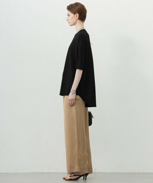 L size ONWARD(大きいサイズ) / エルサイズオンワード その他パンツ | 【洗える】 キュプラピグメントクロス カーゴパンツ | 詳細11