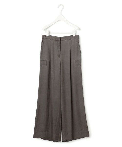 L size ONWARD(大きいサイズ) / エルサイズオンワード その他パンツ | 【洗える】 キュプラピグメントクロス カーゴパンツ | 詳細20
