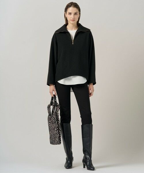 L size ONWARD(大きいサイズ) / エルサイズオンワード その他パンツ | 【洗える】 ストレッチポンチ レギンスパンツ | 詳細3