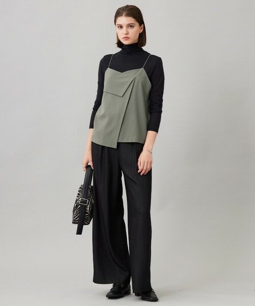 L size ONWARD(大きいサイズ) / エルサイズオンワード その他パンツ | 【洗える】 ドレープスラブデニム ワイドパンツ | 詳細29