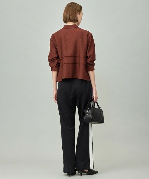 L size ONWARD(大きいサイズ) / エルサイズオンワード その他パンツ | 【洗える】 コンパクトトラックジャージー パンツ | 詳細6