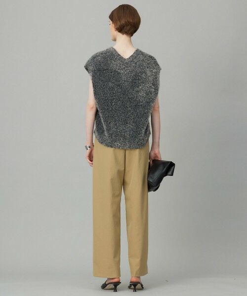 L size ONWARD(大きいサイズ) / エルサイズオンワード その他パンツ | 【洗える】ストレッチピーチツイル バレルパンツ | 詳細6