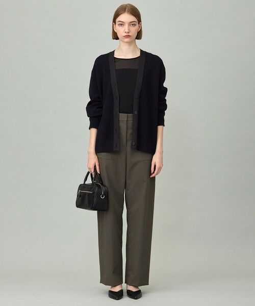 L size ONWARD(大きいサイズ) / エルサイズオンワード その他パンツ | 【洗える】ストレッチピーチツイル バレルパンツ | 詳細18