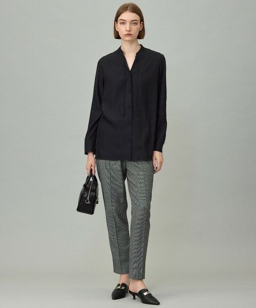 L size ONWARD(大きいサイズ) / エルサイズオンワード その他パンツ | 【UVカット・洗える】ウール2WAYストレッチ ドロストパンツ | 詳細21