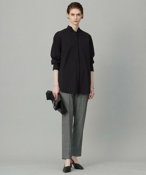 L size ONWARD(大きいサイズ) / エルサイズオンワード その他パンツ | 【UVカット・洗える】ウール2WAYストレッチ ドロストパンツ | 詳細25