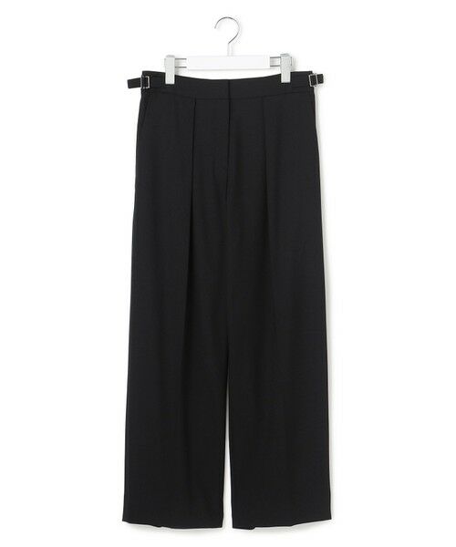 L size ONWARD(大きいサイズ) / エルサイズオンワード その他パンツ | 【UVカット・洗える】ウール2WAYストレッチ ワイドパンツ | 詳細22