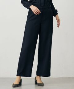 L size ONWARD(大きいサイズ) / エルサイズオンワード その他パンツ | モナベールツイル ワイド パンツ