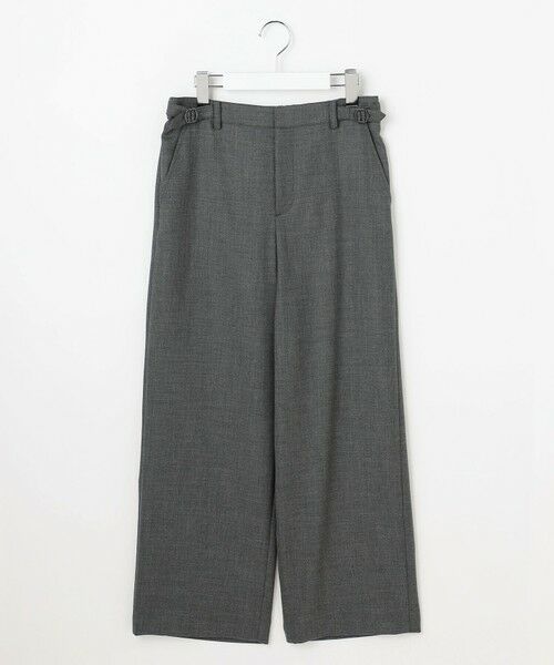 L size ONWARD(大きいサイズ) / エルサイズオンワード その他パンツ | モナベールツイル ワイド パンツ | 詳細6