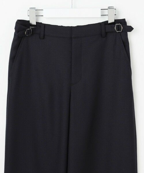 L size ONWARD(大きいサイズ) / エルサイズオンワード その他パンツ | モナベールツイル ワイド パンツ | 詳細10