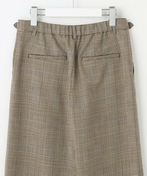 L size ONWARD(大きいサイズ) / エルサイズオンワード その他パンツ | モナベールツイル チェック ワイド パンツ | 詳細10