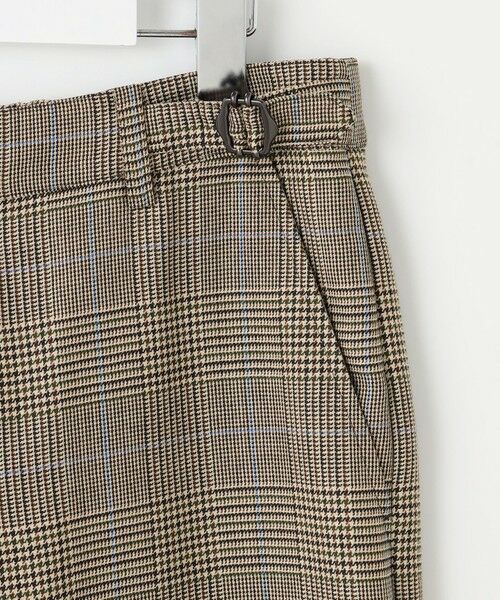L size ONWARD(大きいサイズ) / エルサイズオンワード その他パンツ | モナベールツイル チェック ワイド パンツ | 詳細11