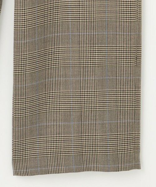 L size ONWARD(大きいサイズ) / エルサイズオンワード その他パンツ | モナベールツイル チェック ワイド パンツ | 詳細12