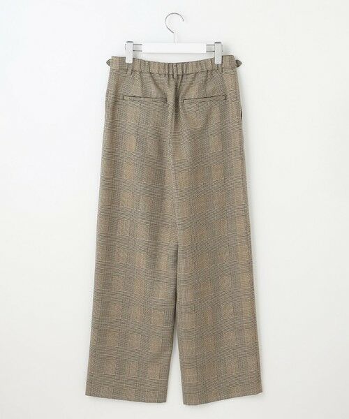 L size ONWARD(大きいサイズ) / エルサイズオンワード その他パンツ | モナベールツイル チェック ワイド パンツ | 詳細8