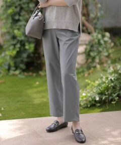 L size ONWARD(大きいサイズ) / エルサイズオンワード その他パンツ | SOFTシャンブレー テーパード パンツ