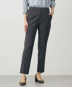 L size ONWARD(大きいサイズ) / エルサイズオンワード その他パンツ | 【洗える】T/Rアルガンシルク テーパード パンツ