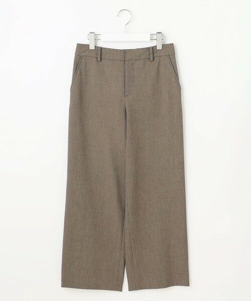 L size ONWARD(大きいサイズ) / エルサイズオンワード その他パンツ | 【洗える】T/Rアルガンシルク ワイド パンツ | 詳細8