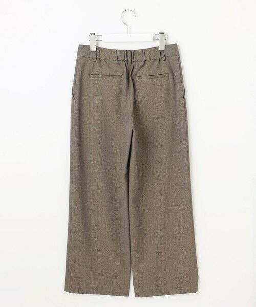 L size ONWARD(大きいサイズ) / エルサイズオンワード その他パンツ | 【洗える】T/Rアルガンシルク ワイド パンツ | 詳細9