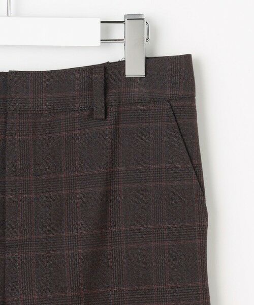 L size ONWARD(大きいサイズ) / エルサイズオンワード その他パンツ | アルガンシルク チェック クロップド パンツ | 詳細12