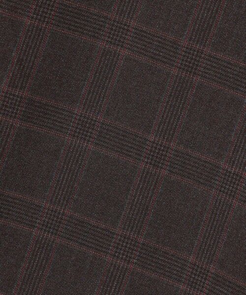 L size ONWARD(大きいサイズ) / エルサイズオンワード その他パンツ | アルガンシルク チェック クロップド パンツ | 詳細15