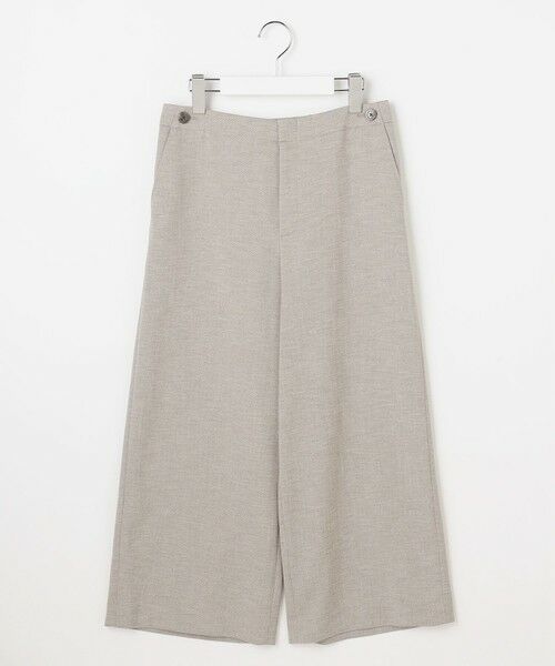 L size ONWARD(大きいサイズ) / エルサイズオンワード その他パンツ | Shineシャンブレーツイル クロップド パンツ | 詳細9