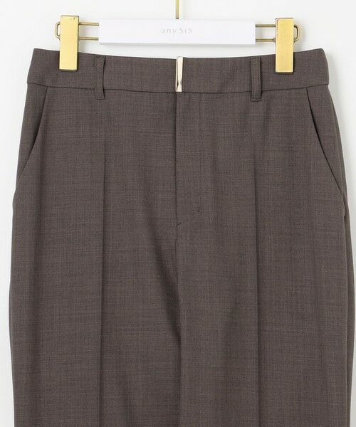 L size ONWARD(大きいサイズ) / エルサイズオンワード その他パンツ | ウーステッドエステル テーパード パンツ | 詳細8