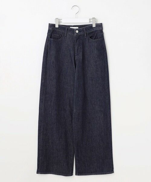L size ONWARD(大きいサイズ) / エルサイズオンワード デニムパンツ | 【19号サイズまで展開】ウスカルデニムワイドストレート パンツ | 詳細3