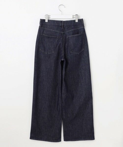 L size ONWARD(大きいサイズ) / エルサイズオンワード デニムパンツ | 【19号サイズまで展開】ウスカルデニムワイドストレート パンツ | 詳細4