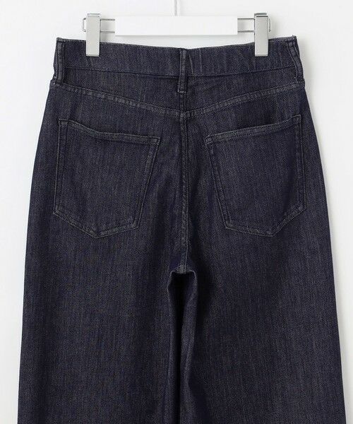 L size ONWARD(大きいサイズ) / エルサイズオンワード デニムパンツ | 【19号サイズまで展開】ウスカルデニムワイドストレート パンツ | 詳細6