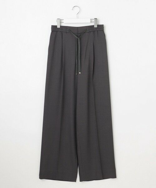 L size ONWARD(大きいサイズ) / エルサイズオンワード その他パンツ | 【17号サイズまで展開・カタログ掲載】ウールライクストレッチワイド パンツ | 詳細14