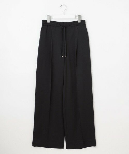 L size ONWARD(大きいサイズ) / エルサイズオンワード その他パンツ | 【17号サイズまで展開・カタログ掲載】ウールライクストレッチワイド パンツ | 詳細27