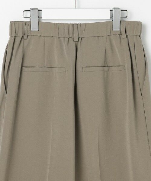 L size ONWARD(大きいサイズ) / エルサイズオンワード その他パンツ | 【19号サイズまで展開・カタログ掲載】トリアセダブルクロスワイドストレート パンツ | 詳細5