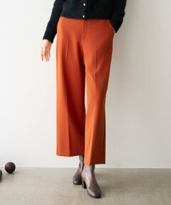 L size ONWARD(大きいサイズ) / エルサイズオンワード その他パンツ | 【19号サイズまで展開・カタログ掲載】TRギャバ裏起毛ワイド パンツ