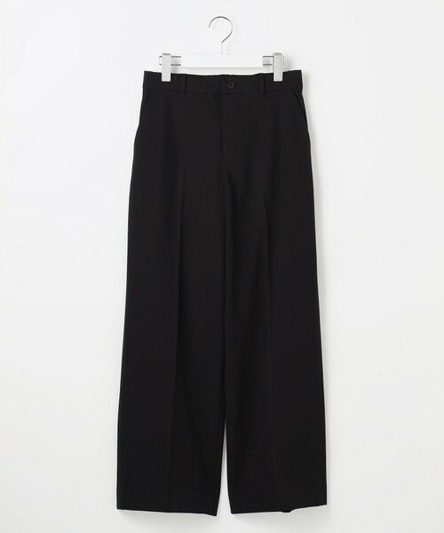 L size ONWARD(大きいサイズ) / エルサイズオンワード その他パンツ | 【19号サイズまで展開・カタログ掲載】TRギャバ裏起毛ワイド パンツ | 詳細17