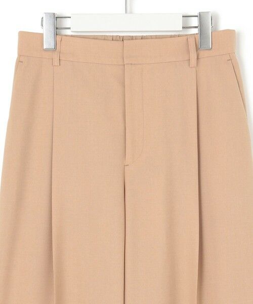 L size ONWARD(大きいサイズ) / エルサイズオンワード その他パンツ | 【洗える】TWマットクロス タック ワイド パンツ | 詳細16