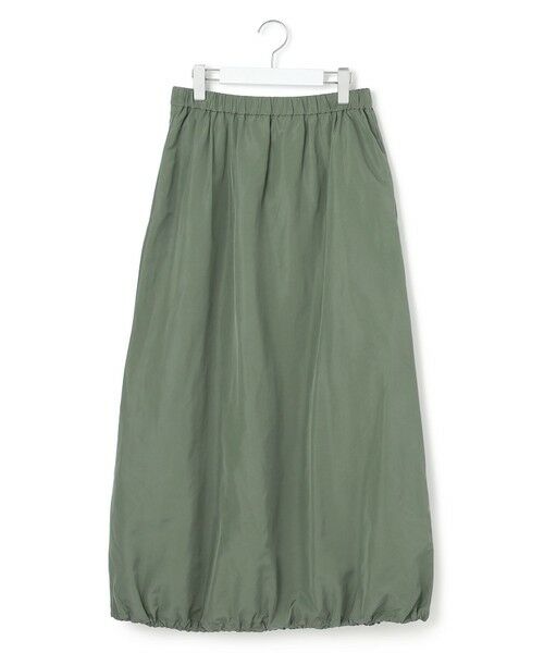 L size ONWARD(大きいサイズ) / エルサイズオンワード ミニ・ひざ丈スカート | エステルメモリータフタ バルーンスカート | 詳細9