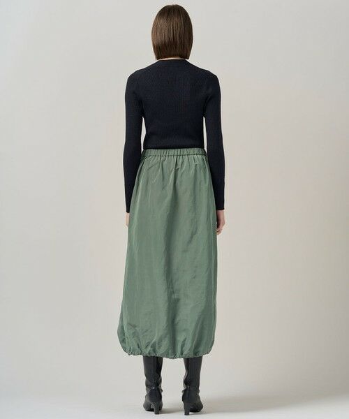 L size ONWARD(大きいサイズ) / エルサイズオンワード ミニ・ひざ丈スカート | エステルメモリータフタ バルーンスカート | 詳細6