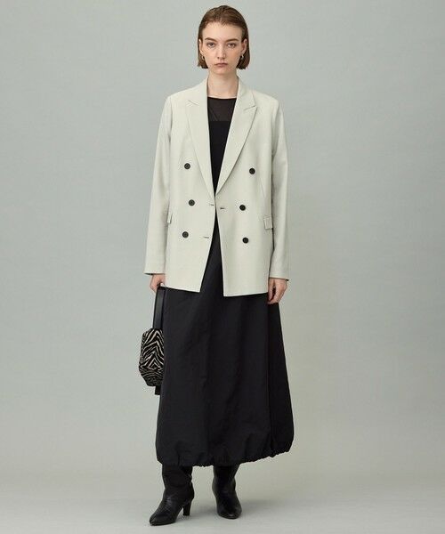 L size ONWARD(大きいサイズ) / エルサイズオンワード ミニ・ひざ丈スカート | エステルメモリータフタ バルーンスカート | 詳細12