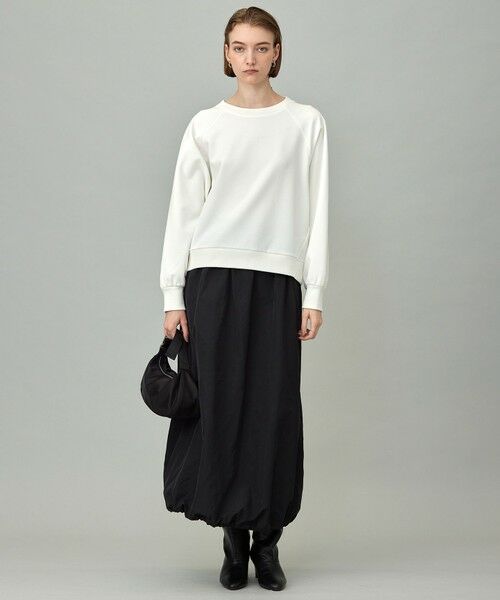 L size ONWARD(大きいサイズ) / エルサイズオンワード ミニ・ひざ丈スカート | エステルメモリータフタ バルーンスカート | 詳細13