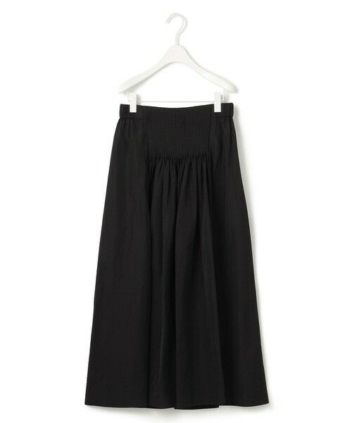 L size ONWARD(大きいサイズ) / エルサイズオンワード ミニ・ひざ丈スカート | エステルメモリータフタ ピンタックスカート | 詳細16