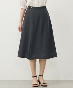 L size ONWARD(大きいサイズ) / エルサイズオンワード ミニ・ひざ丈スカート | 【洗える】フィネスボイル ミディ スカート