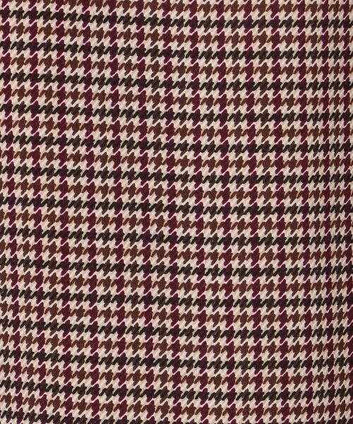 L size ONWARD(大きいサイズ) / エルサイズオンワード ミニ・ひざ丈スカート | デシンハウンドトゥースプリント スカート | 詳細12