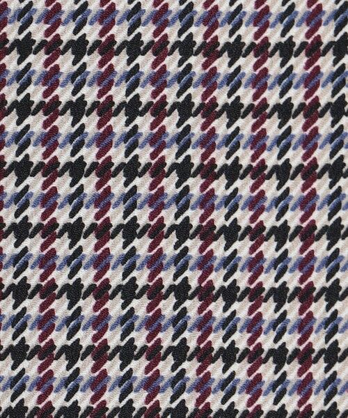 L size ONWARD(大きいサイズ) / エルサイズオンワード ミニ・ひざ丈スカート | デシンハウンドトゥースプリント スカート | 詳細16